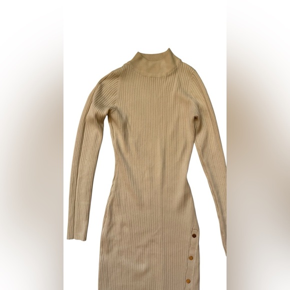❤️Emma & Posh beige Sweater Dress☆ - Picture 5 of 6
